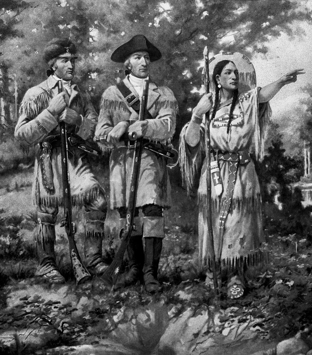 Historical representation of Sacagawea