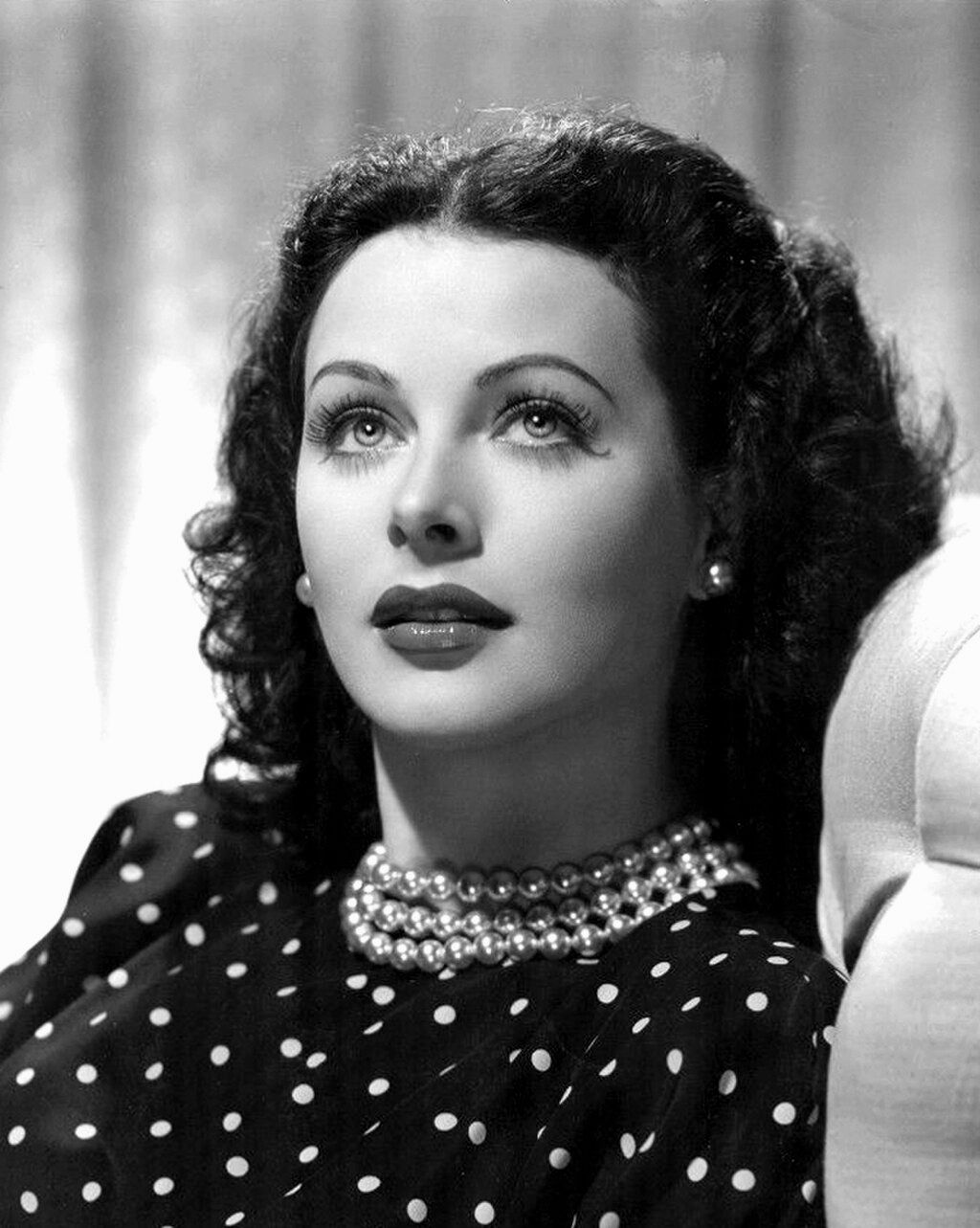 Publicity portrait of Hedy Lamarr